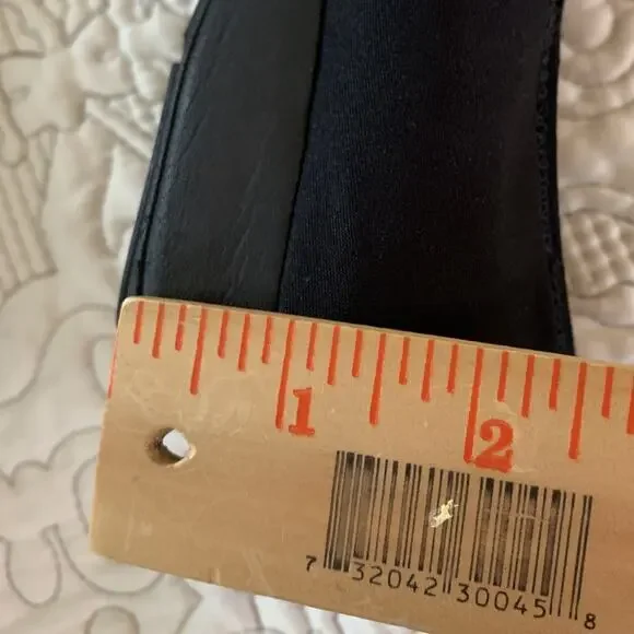 Anne Klein Black Flats with Silver Accents - Picture 10 of 10